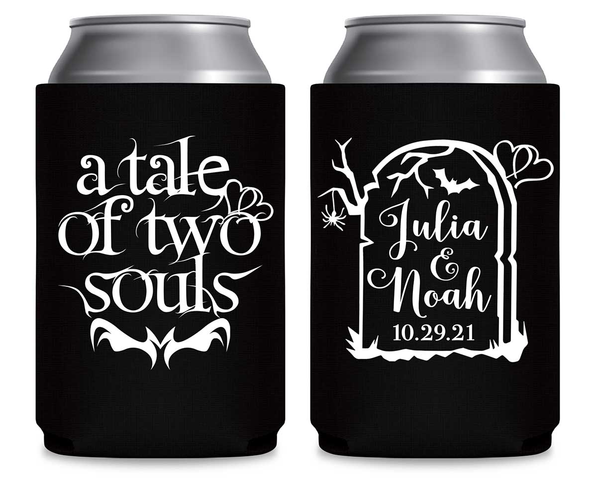 A Tale of Two Souls 1A Foldable Can Koozies Wedding Gifts for Guests