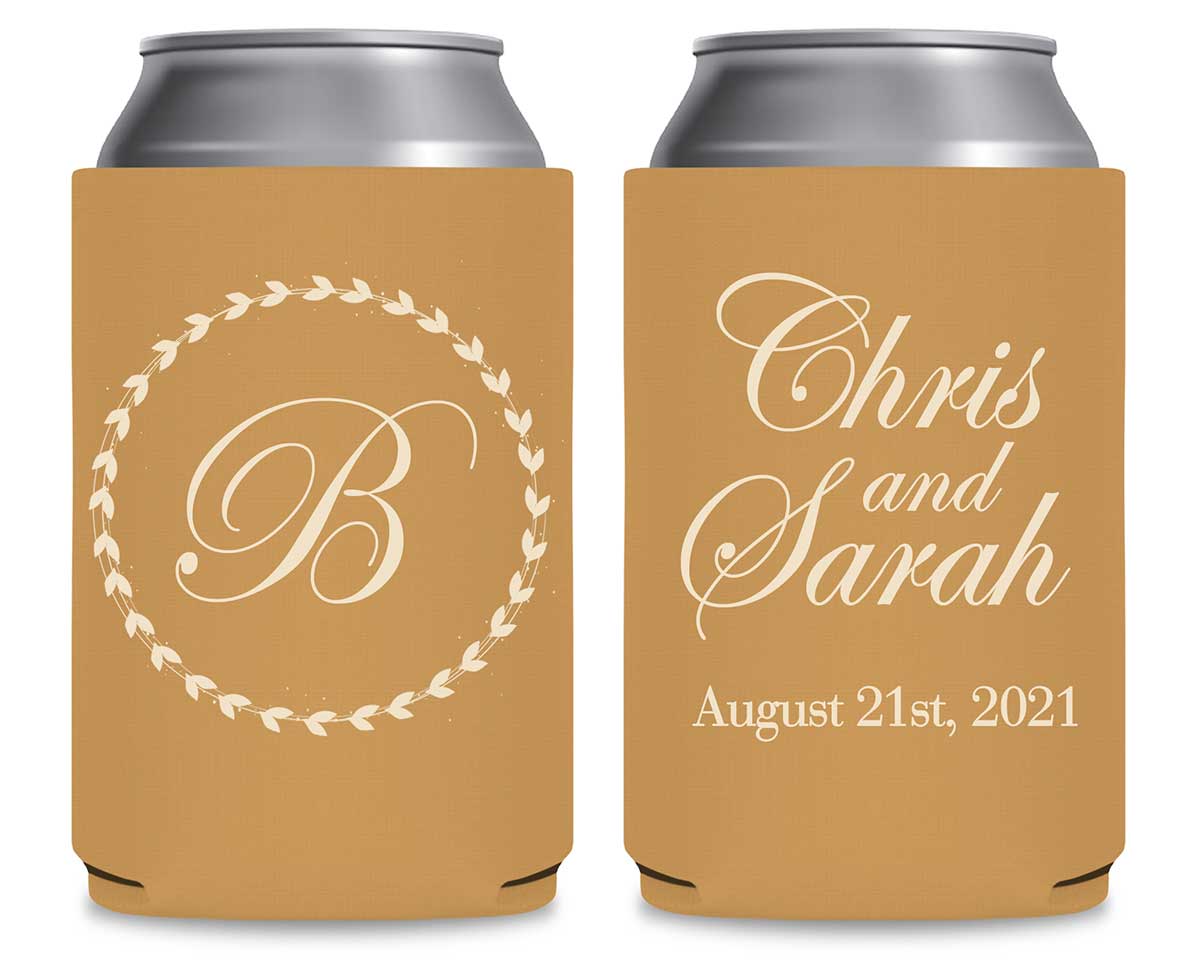 Classic Wedding Design 5A Foldable Can Koozies Wedding Gifts for Guests