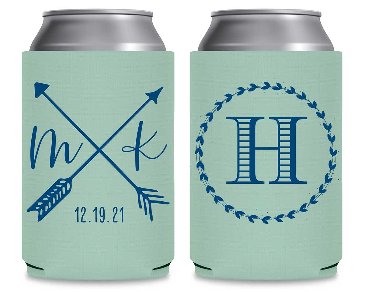 Love Arrows 2A Classic Foldable Can Koozies Wedding Gifts for Guests