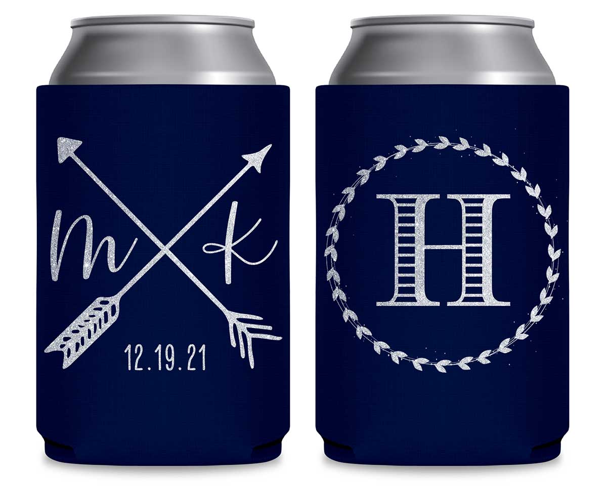 Love Arrows 2A Classic Foldable Can Koozies Wedding Gifts for Guests