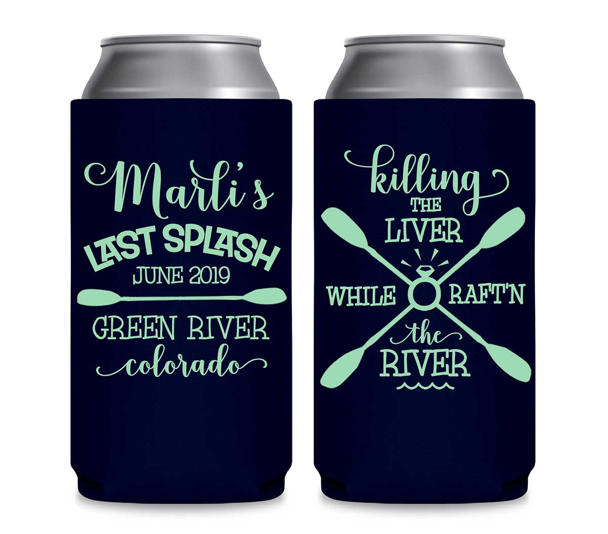 The Last Splash 2A Killing The Liver Foldable 12 oz Slim Can Koozies Wedding Gifts for Guests