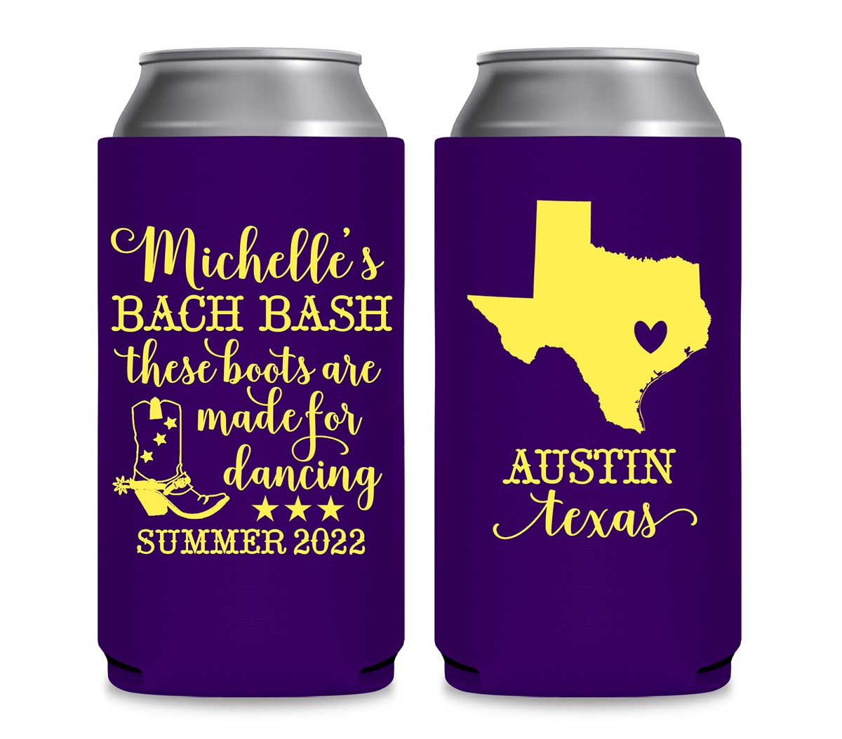 These Boots Are Meant For Dancing 1A Foldable 12 oz Slim Can Koozies Wedding Gifts for Guests