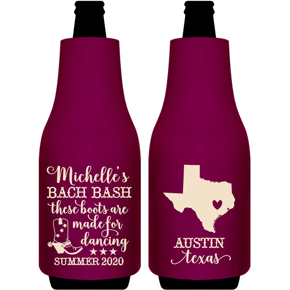These Boots Are Meant For Dancing 1A Foldable Bottle Sleeve Koozies Wedding Gifts for Guests