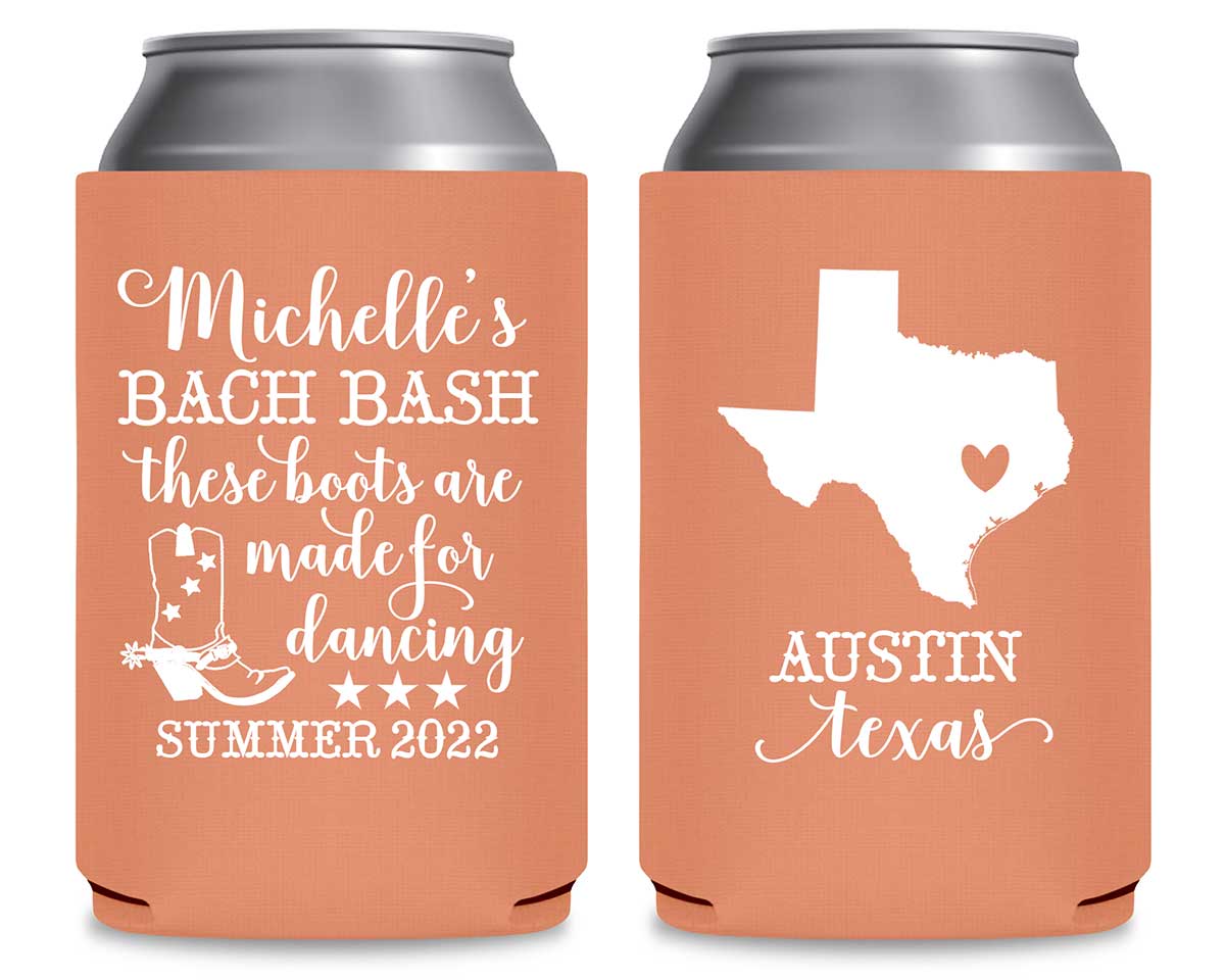 These Boots Are Meant For Dancing 1A Foldable Can Koozies Wedding Gifts for Guests