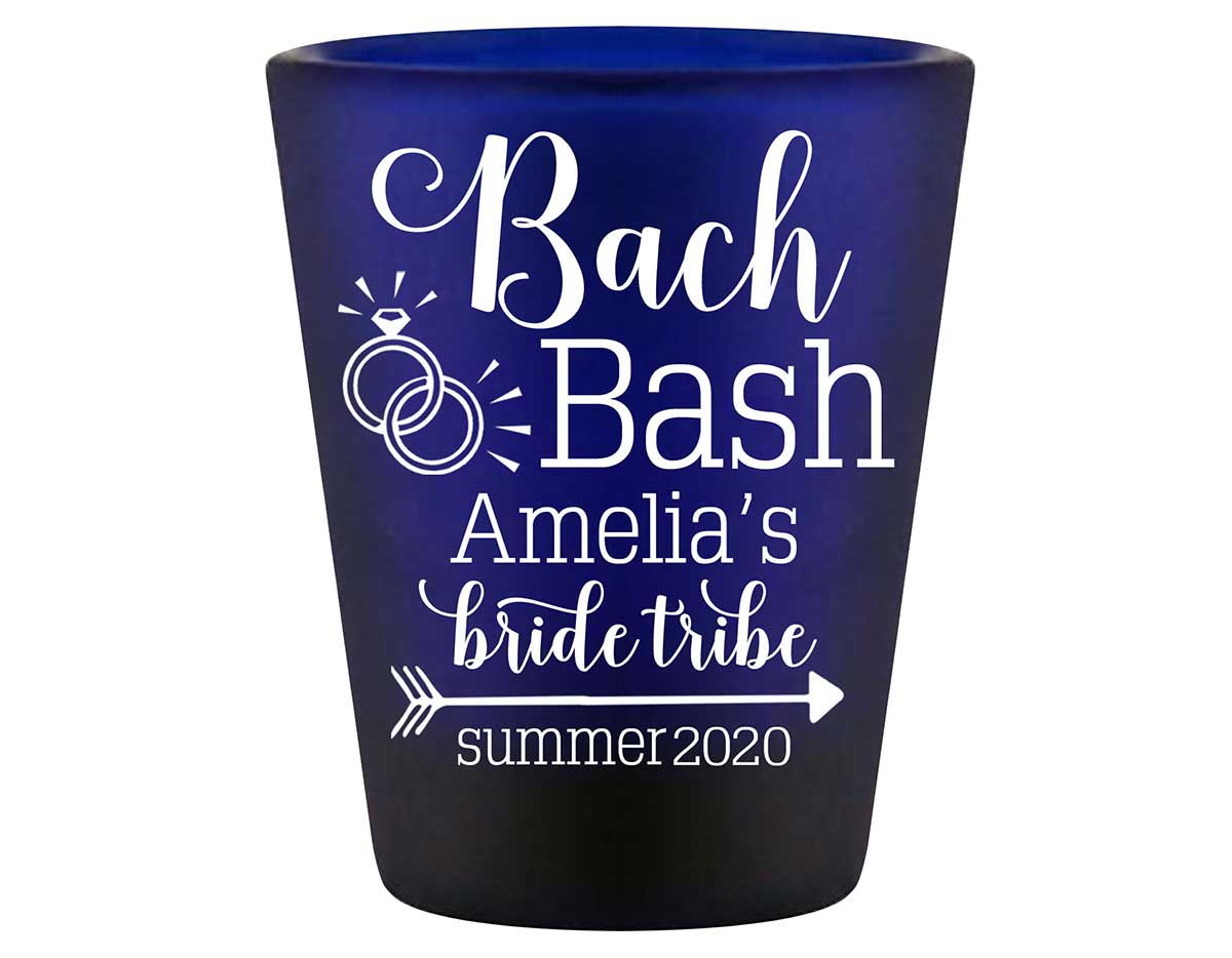 Bride Tribe Bachelorette Bash 1A Standard 1.5oz Blue Shot Glasses Rustic Bachelorette Party Gifts for Guests