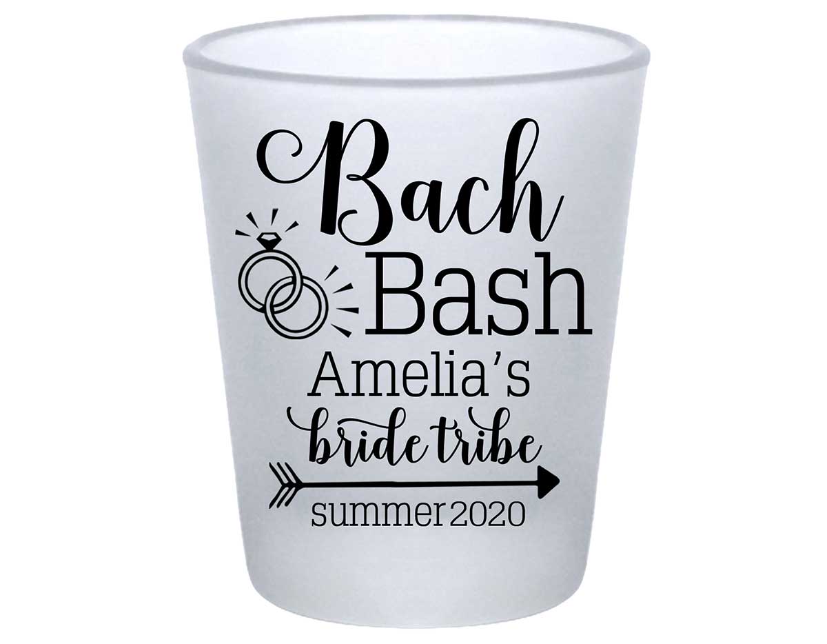 Bride Tribe Bachelorette Bash 1A Standard 1.75oz Frosted Shot Glasses Rustic Bachelorette Party Gifts for Guests