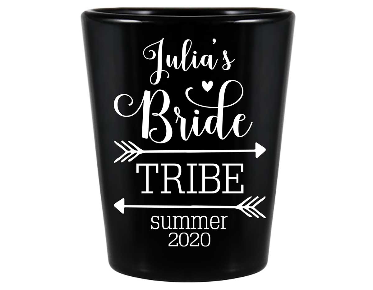 Bride Tribe Bachelorette Bash 1B Standard 1.5oz Black Shot Glasses Rustic Bachelorette Party Gifts for Guests