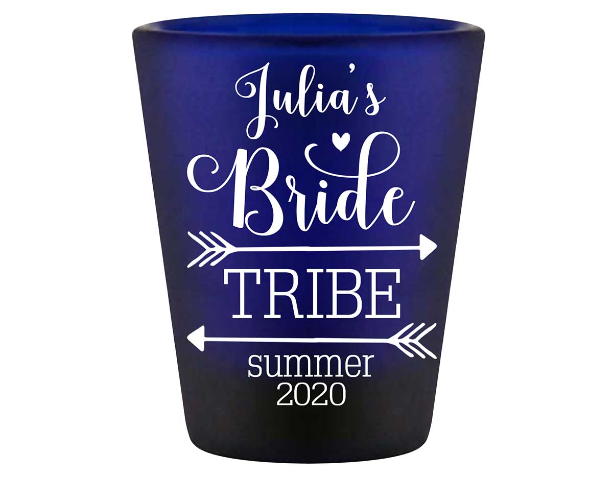 Bride Tribe Bachelorette Bash 1B Standard 1.5oz Blue Shot Glasses Rustic Bachelorette Party Gifts for Guests