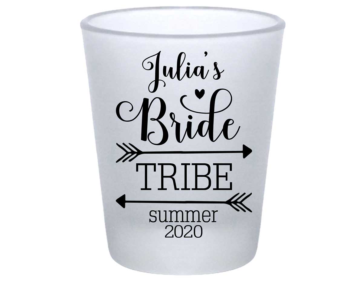 Bride Tribe Bachelorette Bash 1B Standard 1.75oz Frosted Shot Glasses Rustic Bachelorette Party Gifts for Guests