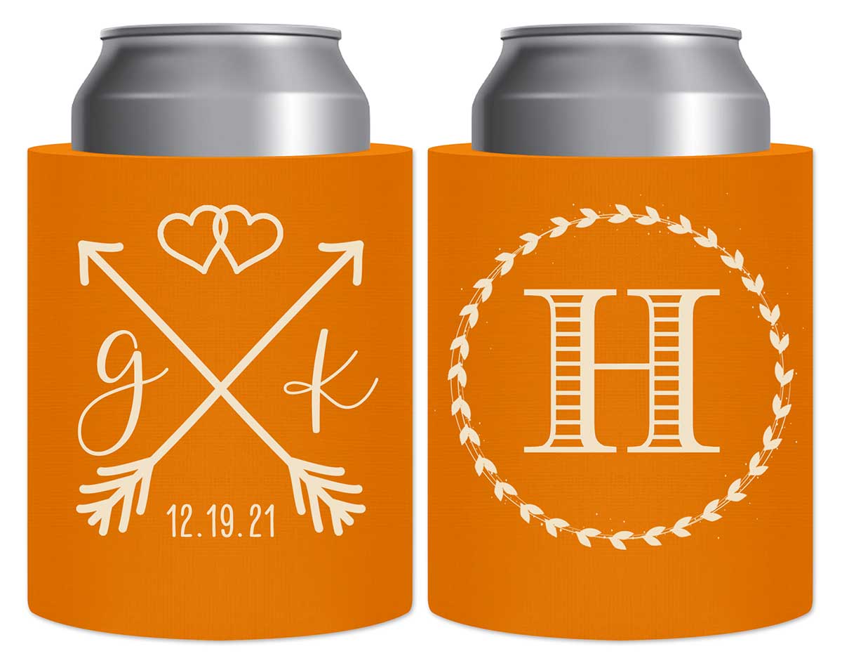 Love Arrows 1A Classic Thick Foam Can Koozies Boho Wedding Gifts for Guests