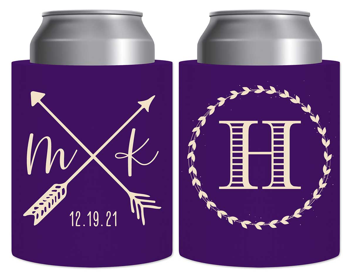 Love Arrows 2A Classic Thick Foam Can Koozies Boho Wedding Gifts for Guests