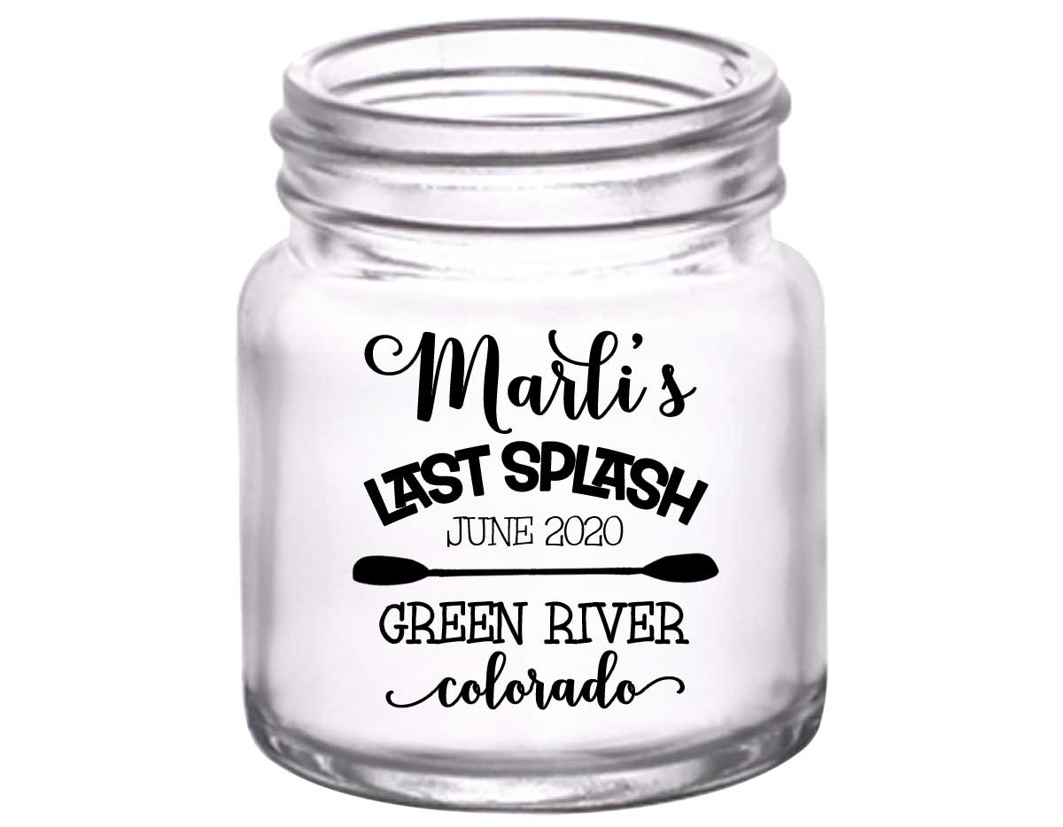 The Last Splash 2A 2oz Mini Mason Shot Glasses Beach Bachelorette Party Gifts for Guests