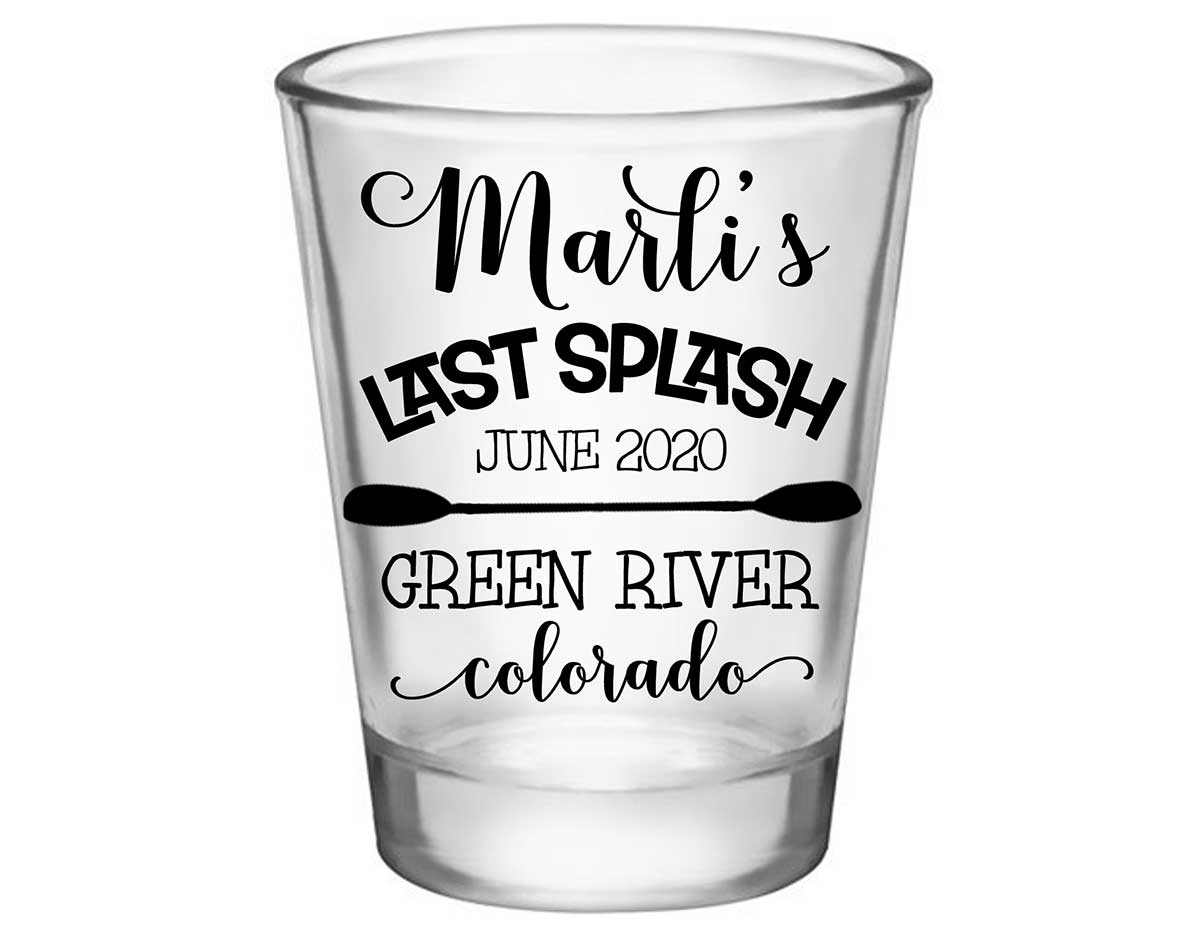 The Last Splash 2A Standard 1.75oz Clear Shot Glasses Beach Bachelorette Party Gifts for Guests