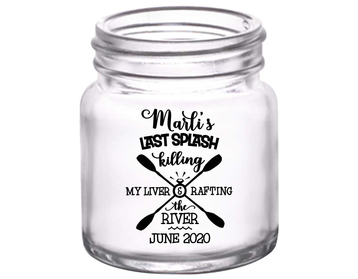The Last Splash 2B 2oz Mini Mason Shot Glasses Beach Bachelorette Party Gifts for Guests