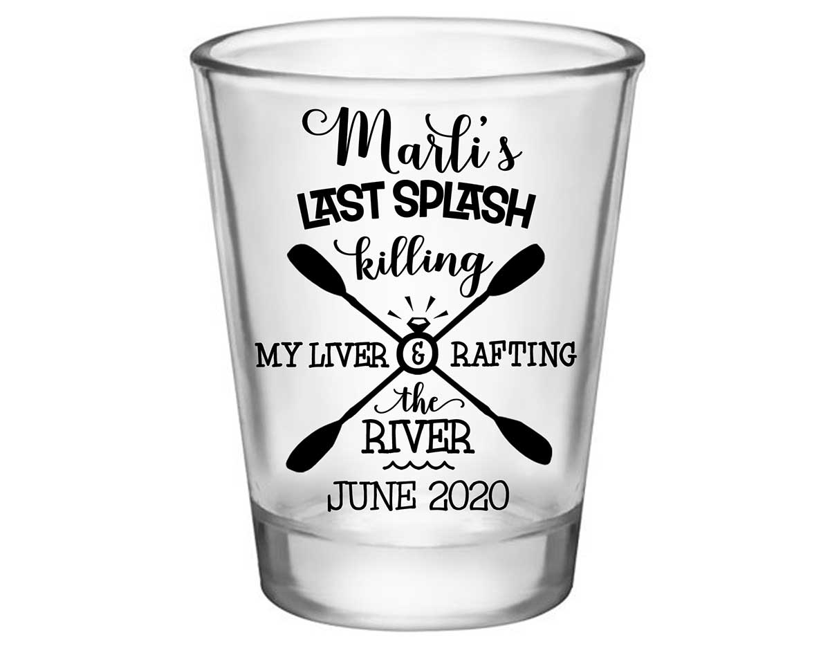 The Last Splash 2B Standard 1.75oz Clear Shot Glasses Beach Bachelorette Party Gifts for Guests