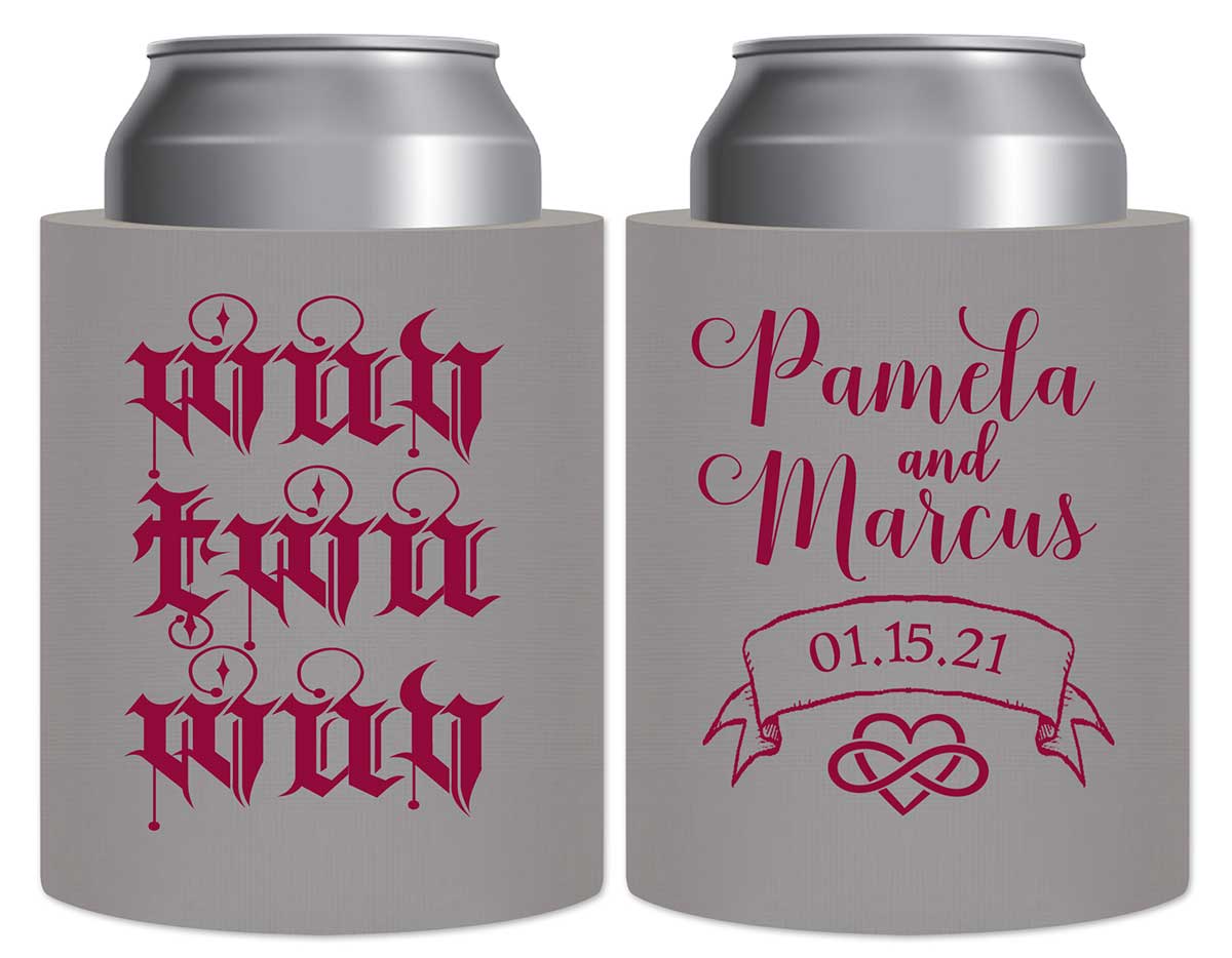 Wuv Twu Wuv 1A Thick Foam Can Koozies Princess Bride Wedding Gifts for Guests